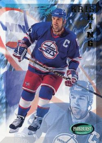 #502 Kris King - Winnipeg Jets - 1995-96 Parkhurst International Hockey