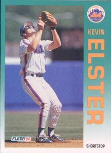 #502 Kevin Elster - New York Mets - 1992 Fleer Baseball