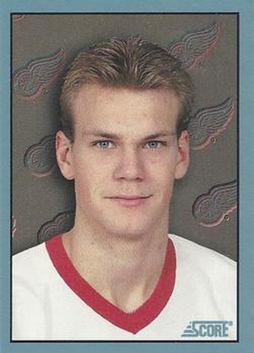 #502 Nicklas Lidstrom - Detroit Red Wings - 1992-93 Score Canadian Hockey