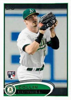 #502 Collin Cowgill - Oakland Athletics - 2012 Topps Baseball