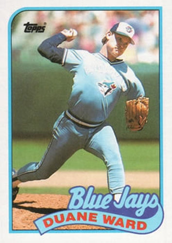 #502 Duane Ward - Toronto Blue Jays - 1989 Topps Baseball