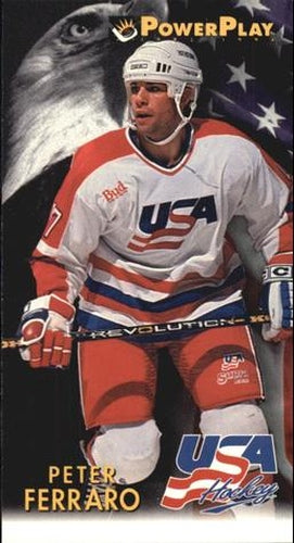 #503 Peter Ferraro - USA - 1993-94 Fleer PowerPlay Hockey