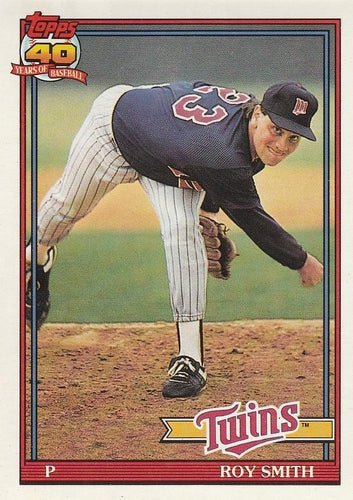 #503 Roy Smith - Minnesota Twins - 1991 O-Pee-Chee Baseball