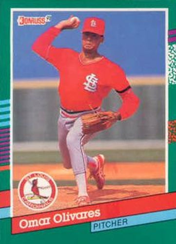 #503 Omar Olivares - St. Louis Cardinals - 1991 Donruss Baseball