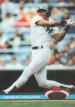#503 Hensley Meulens - New York Yankees - 1991 Stadium Club Baseball