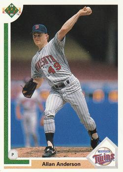 #503 Allan Anderson - Minnesota Twins - 1991 Upper Deck Baseball