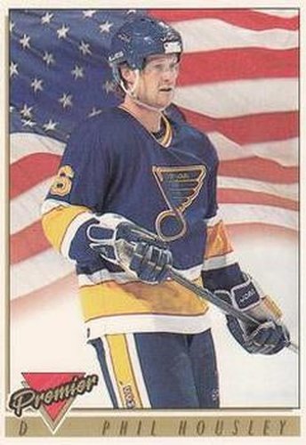 #503 Phil Housley - St. Louis Blues - 1993-94 Topps Premier Hockey