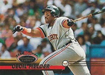 #503 Cecil Fielder - Detroit Tigers - 1993 Stadium Club Baseball