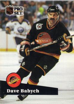 #503 Dave Babych - 1991-92 Pro Set Hockey