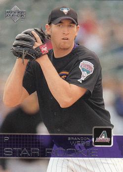#503 Brandon Webb - Arizona Diamondbacks - 2003 Upper Deck Baseball