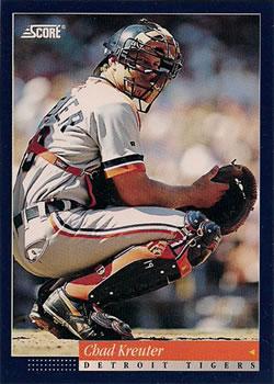 #503 Chad Kreuter - Detroit Tigers -1994 Score Baseball
