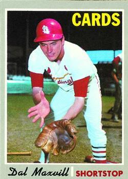 #503 Dal Maxvill - St. Louis Cardinals - 1970 Topps Baseball