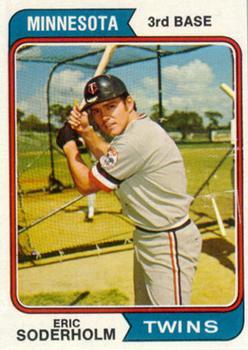 #503 Eric Soderholm - Minnesota Twins - 1974 Topps Baseball