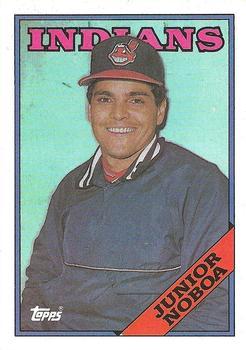 #503 Junior Noboa - Cleveland Indians - 1988 Topps Baseball