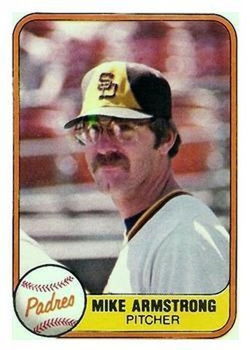 #503 Mike Armstrong - San Diego Padres - 1981 Fleer Baseball