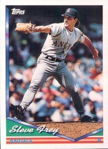 #503 Steve Frey - California Angels - 1994 Topps Baseball
