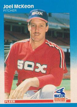 #503 Joel McKeon - Chicago White Sox - 1987 Fleer Baseball