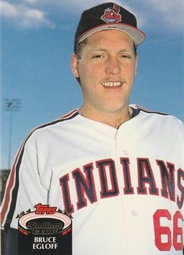 #503 Bruce Egloff - Cleveland Indians - 1992 Stadium Club Baseball