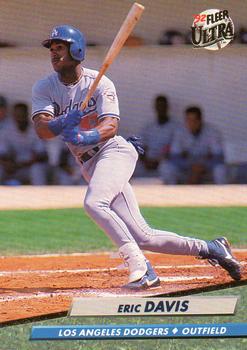 #503 Eric Davis - Los Angeles Dodgers - 1992 Ultra Baseball