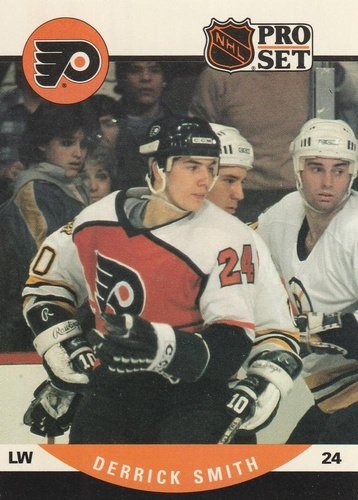 #503 Derrick Smith - Philadelphia Flyers - 1990-91 Pro Set Hockey