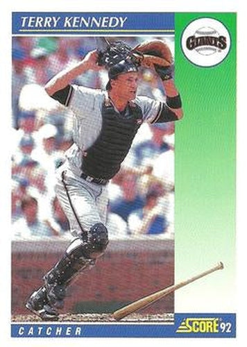 #503 Terry Kennedy - San Francisco Giants - 1992 Score Baseball