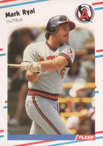 #503 Mark Ryal - California Angels - 1988 Fleer Baseball