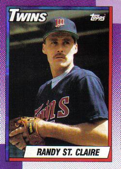 #503 Randy St. Claire - Minnesota Twins - 1990 Topps Baseball