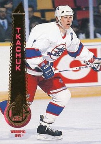 #103 Keith Tkachuk - Winnipeg Jets - 1994-95 Pinnacle Hockey