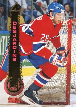 #106 Eric Desjardins - Montreal Canadiens - 1994-95 Pinnacle Hockey