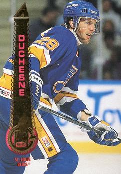 #108 Steve Duchesne - St. Louis Blues - 1994-95 Pinnacle Hockey