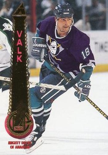 #119 Garry Valk - Anaheim Mighty Ducks - 1994-95 Pinnacle Hockey