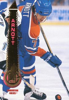 #124 Jason Arnott - Edmonton Oilers - 1994-95 Pinnacle Hockey