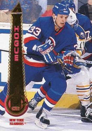 #129 Benoit Hogue - New York Islanders - 1994-95 Pinnacle Hockey