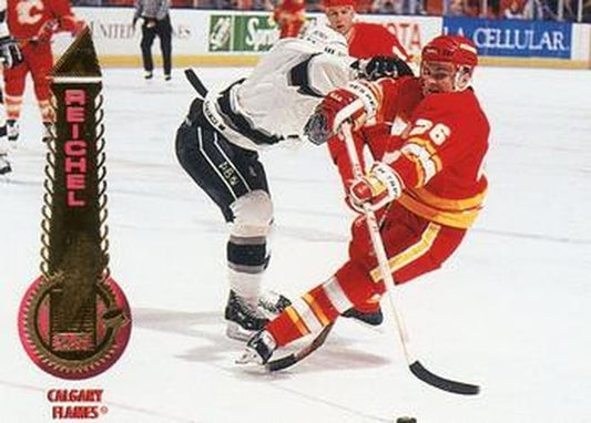 #12 Robert Reichel - Calgary Flames - 1994-95 Pinnacle Hockey
