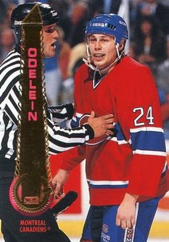 #132 Lyle Odelein - Montreal Canadiens - 1994-95 Pinnacle Hockey