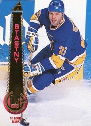 #134 Peter Stastny - St. Louis Blues - 1994-95 Pinnacle Hockey