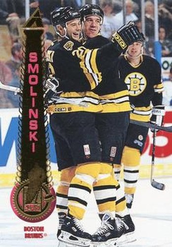 #13 Bryan Smolinski - Boston Bruins - 1994-95 Pinnacle Hockey