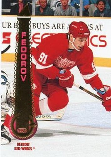 #150 Sergei Fedorov - Detroit Red Wings - 1994-95 Pinnacle Hockey