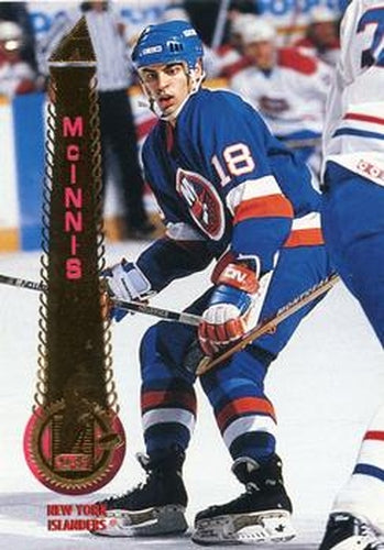 #153 Marty McInnis - New York Islanders - 1994-95 Pinnacle Hockey