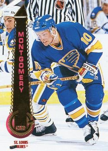 #159 Jim Montgomery - St. Louis Blues - 1994-95 Pinnacle Hockey