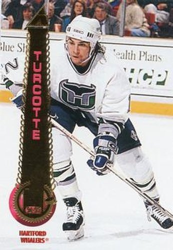 #161 Darren Turcotte - Hartford Whalers - 1994-95 Pinnacle Hockey