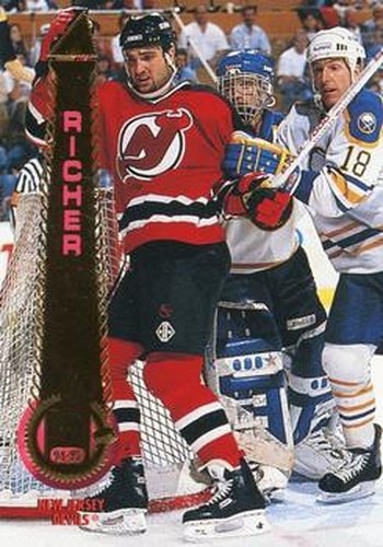 #166 Stephane Richer - New Jersey Devils - 1994-95 Pinnacle Hockey