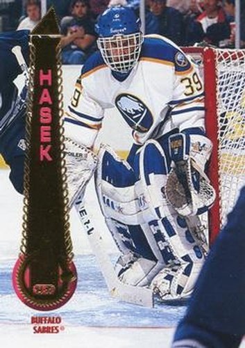 #175 Dominik Hasek - Buffalo Sabres - 1994-95 Pinnacle Hockey