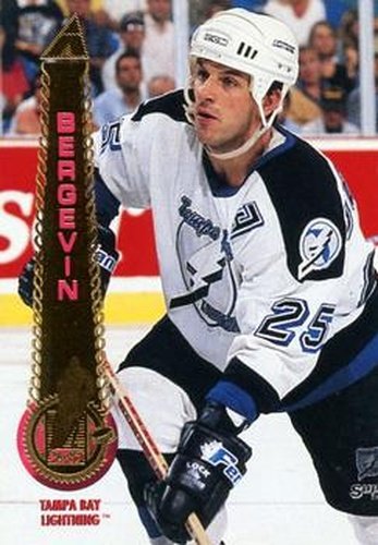 #183 Marc Bergevin - Tampa Bay Lightning - 1994-95 Pinnacle Hockey