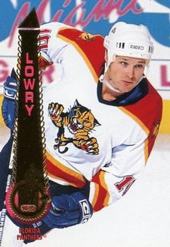 #184 Dave Lowry - Florida Panthers - 1994-95 Pinnacle Hockey