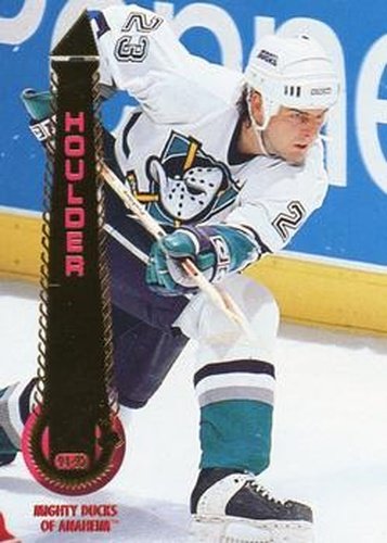 #206 Bill Houlder - Anaheim Mighty Ducks - 1994-95 Pinnacle Hockey