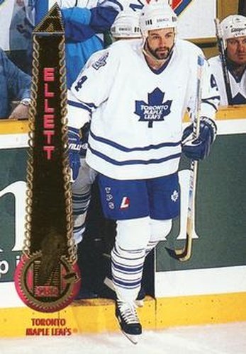 #209 Dave Ellett - Toronto Maple Leafs - 1994-95 Pinnacle Hockey