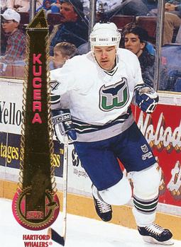 #210 Frantisek Kucera - Hartford Whalers - 1994-95 Pinnacle Hockey