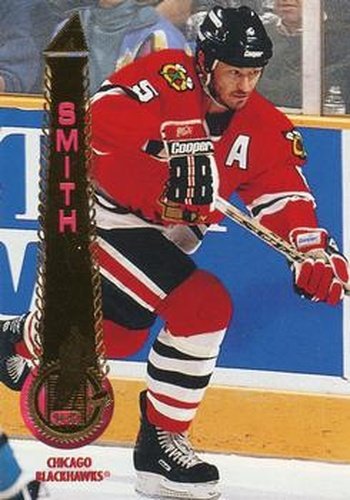 #211 Steve Smith - Chicago Blackhawks - 1994-95 Pinnacle Hockey