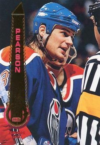 #213 Scott Pearson - Edmonton Oilers - 1994-95 Pinnacle Hockey